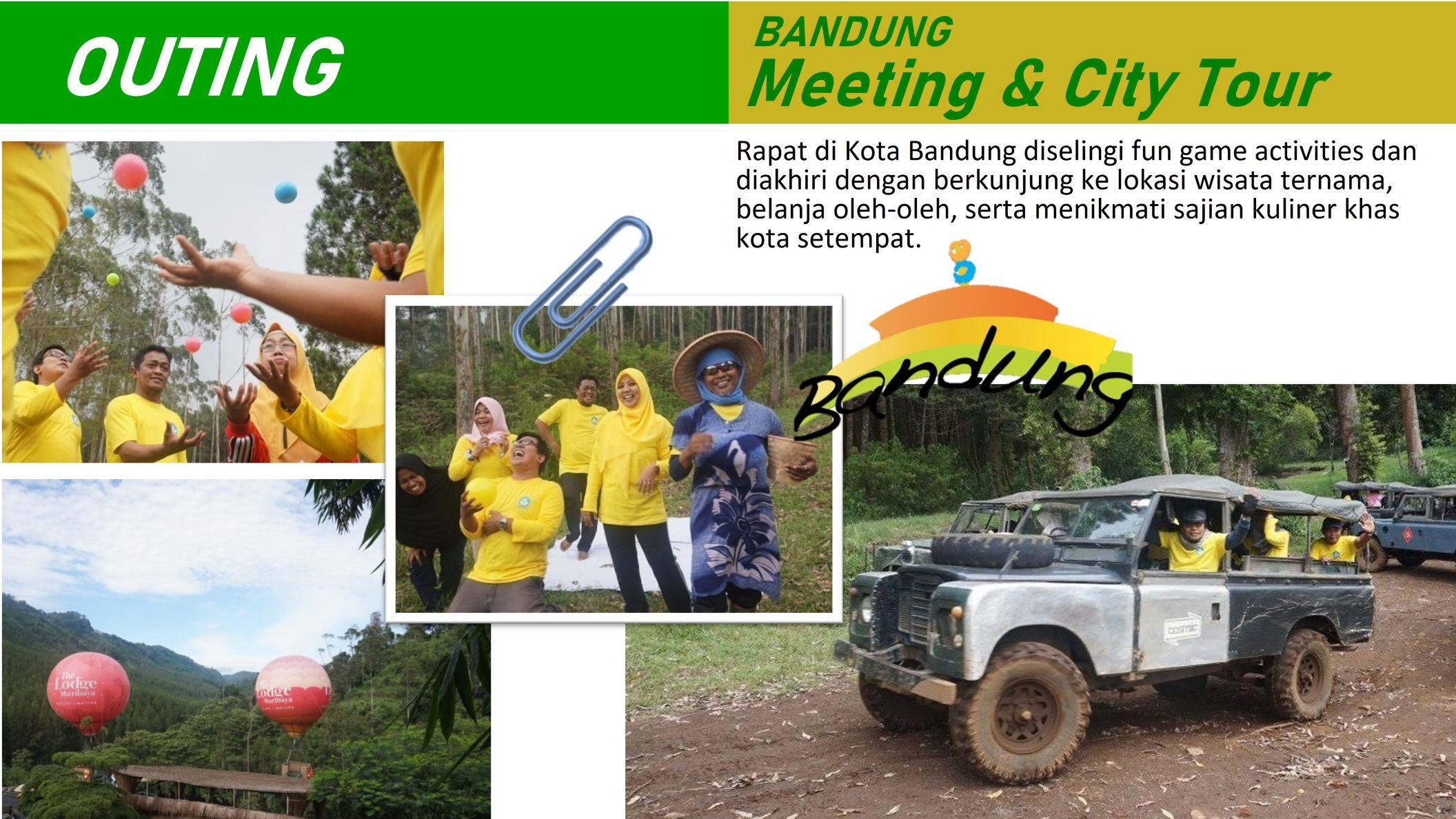 BANDUNG - Meeting & City Tour