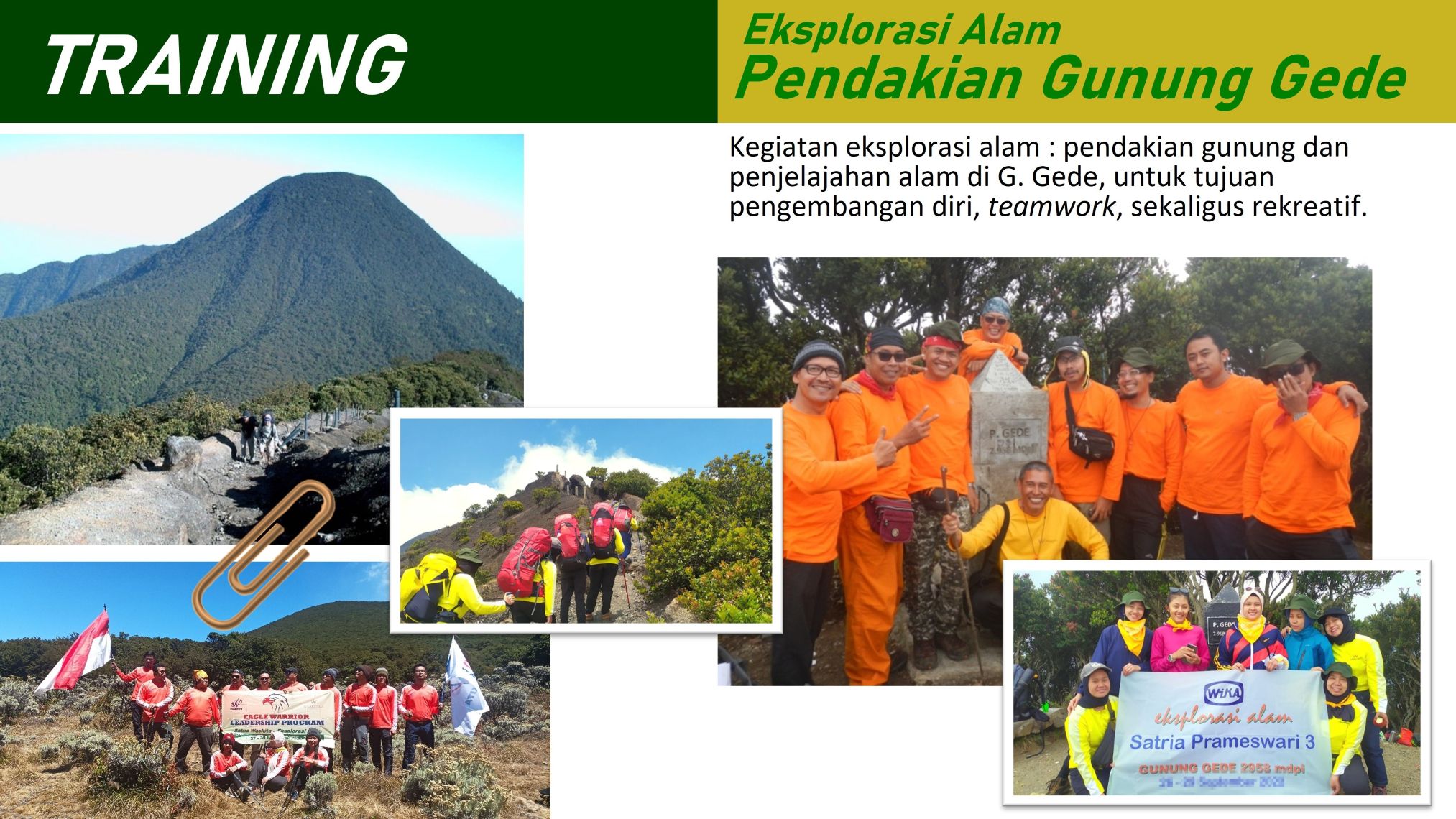 Eksplorasi Alam : Pendakian Gunung Gede