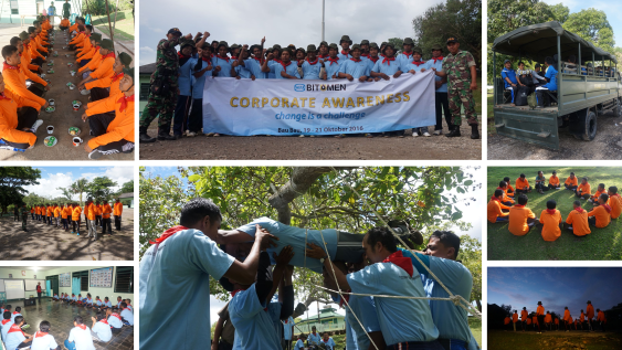 Gladiwana Sukses Selenggarakan WIKA Bitumen Basic Military Training di Baubau, Sulawesi Tenggara