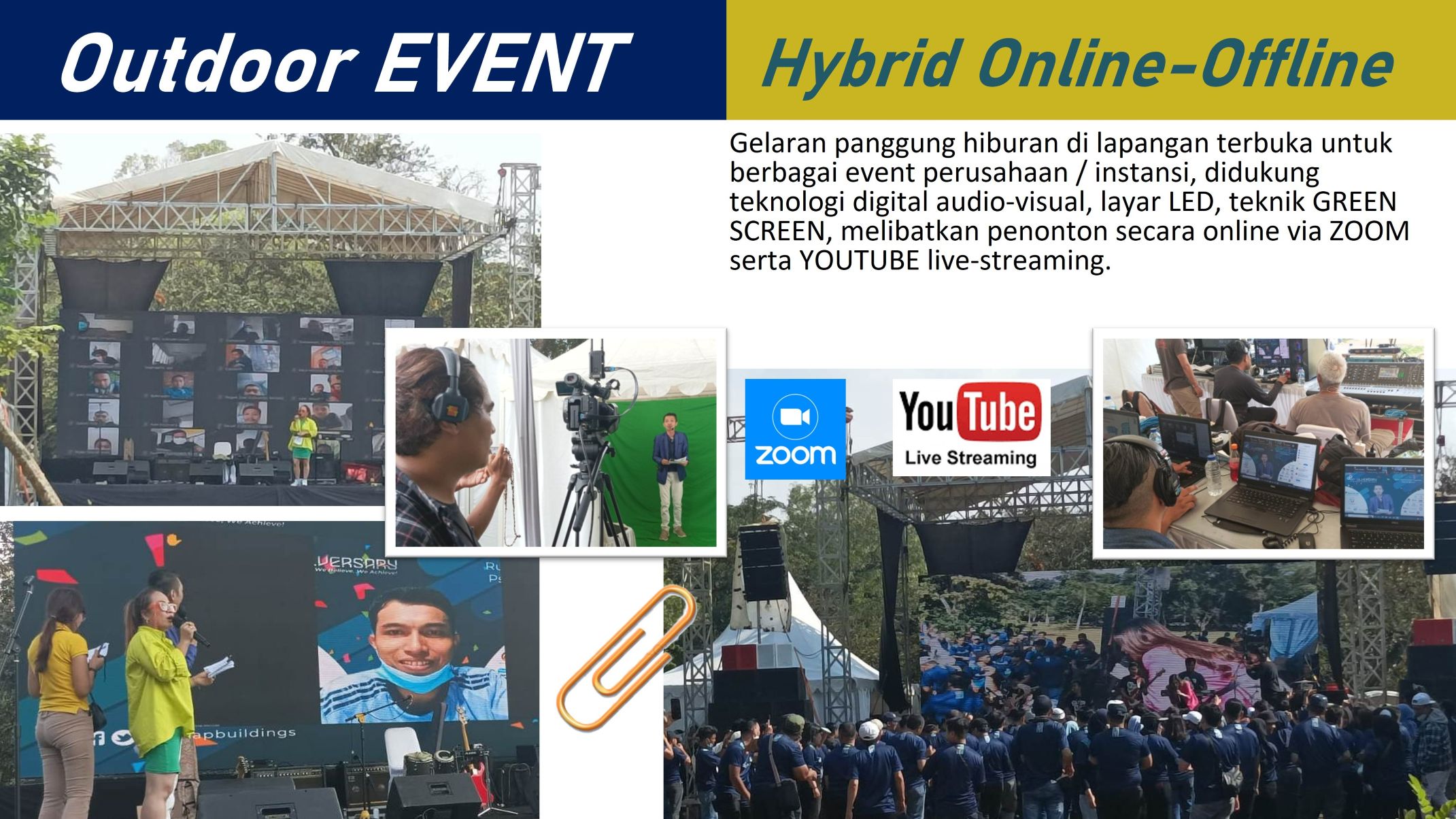 Outdoor Event Hybrid Online & Offline