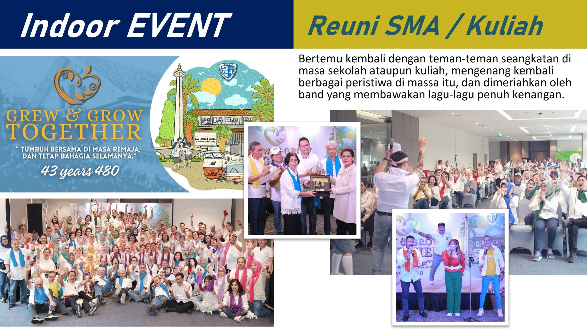 REUNI Zaman Sekolah & Kuliah